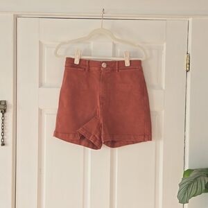 LOFT Welt Pocket Denim Jean High Rise Shorts